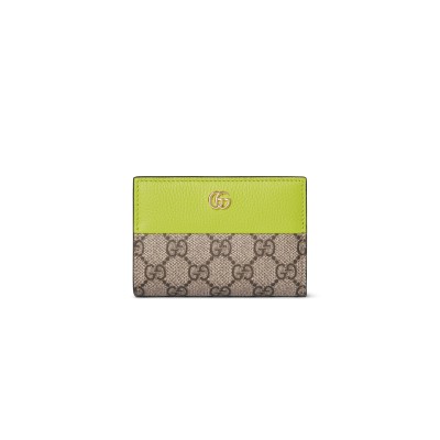 GUCCI BI-COLOR GG MARMONT SMALL WALLET ‎841360 (11*8.5*3cm)